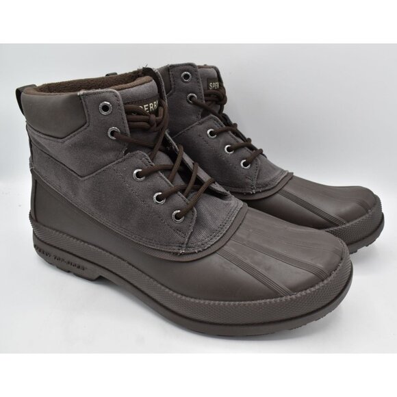 Sperry Mens Size 10.5 Cold Bay Wax Grey Water Resistant Insulated Chukka Boots - Picture 6 of 13